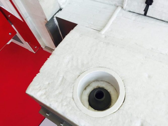 Colcha de fibra ceramica